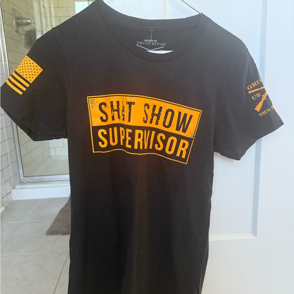 Black and Yellow Graphic T-Shirt